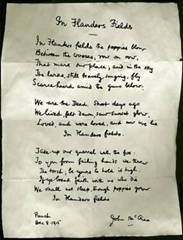 In Flanders Fields Poem By Lieutenant Colonel John Mccrae