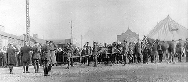 Bonfire Leads John McCraes Funeral Procession